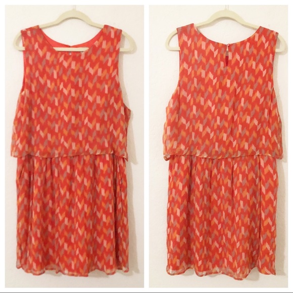 Lucky Brand Dresses & Skirts - Lucky Brand Orange Size Extra Large Dress